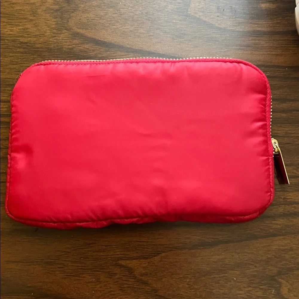 Carolina Herrera Good Girl Red Quilted Cosmetic Bag with Embroidered Logo
